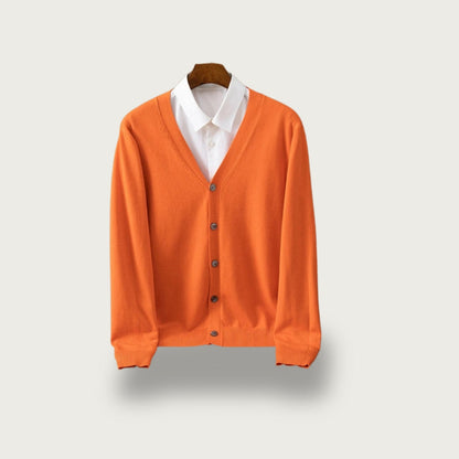 Classic V-Neck Cardigan For Men afbeelding 3