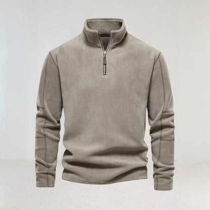 Men's Fleece Quarter-Zip Jumper afbeelding 1