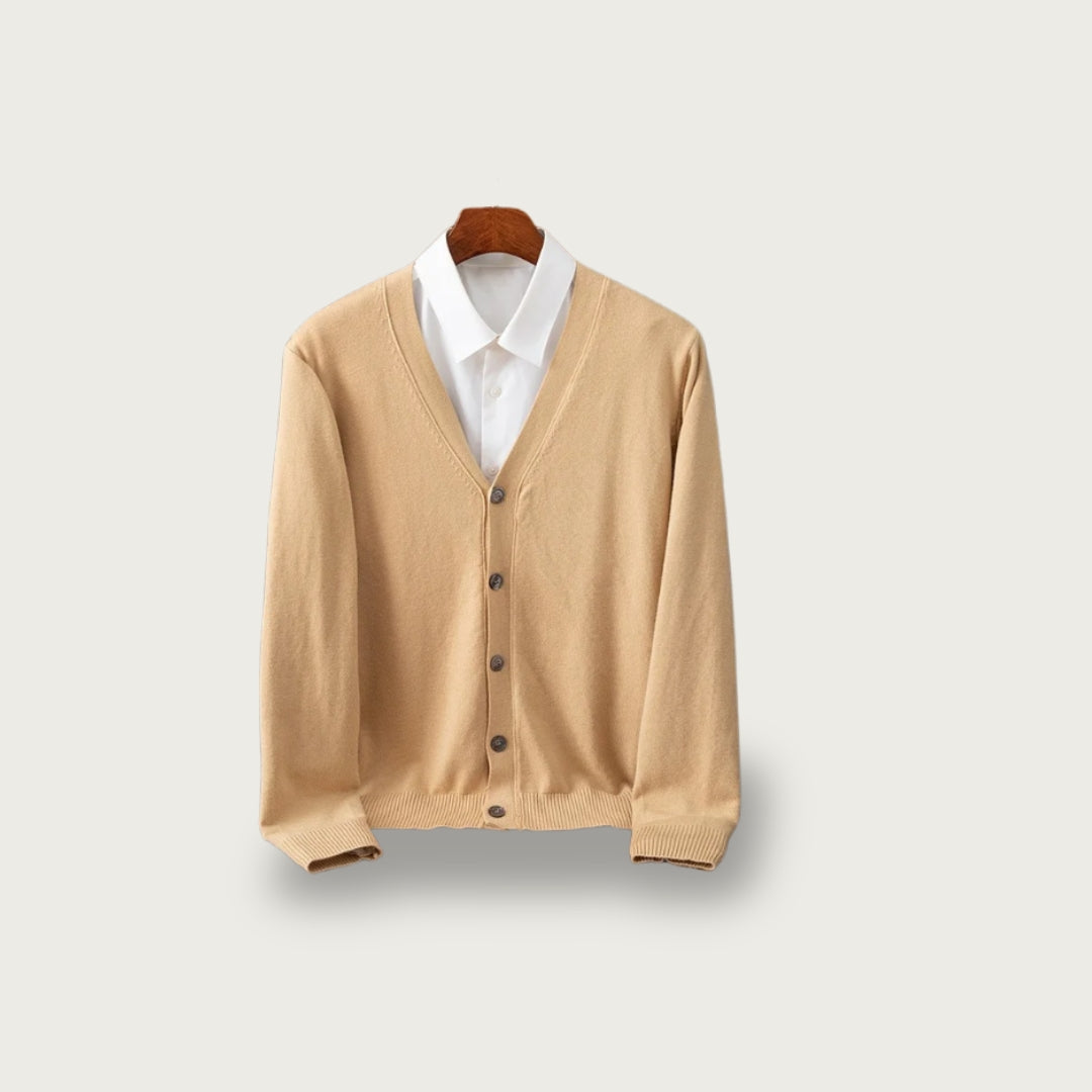 Classic V-Neck Cardigan For Men afbeelding 5