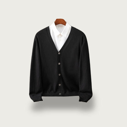 Classic V-Neck Cardigan For Men afbeelding 6