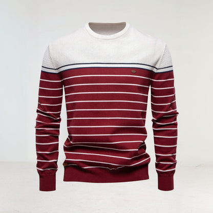 Men's Stripped Casual Sweater afbeelding 6