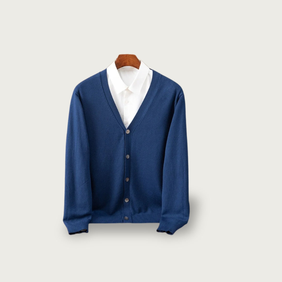 Classic V-Neck Cardigan For Men afbeelding 7