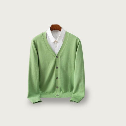 Classic V-Neck Cardigan For Men afbeelding 8