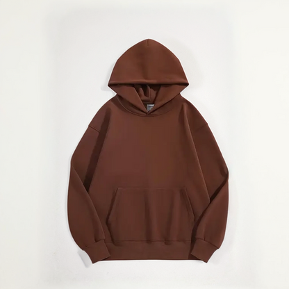 Relaxed Hoodie with Kangaroo Pocket for Men afbeelding 3