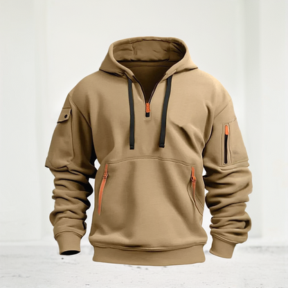 Mens Hoodie With Zip Pockets afbeelding 2