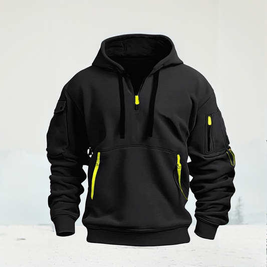 Mens Hoodie With Zip Pockets afbeelding 1