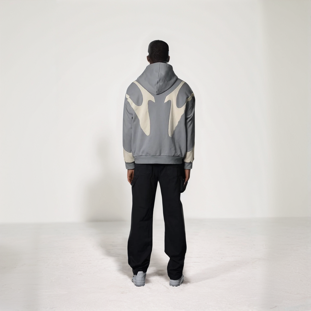 Men's Graphic Double-Zip Hoodie afbeelding 3